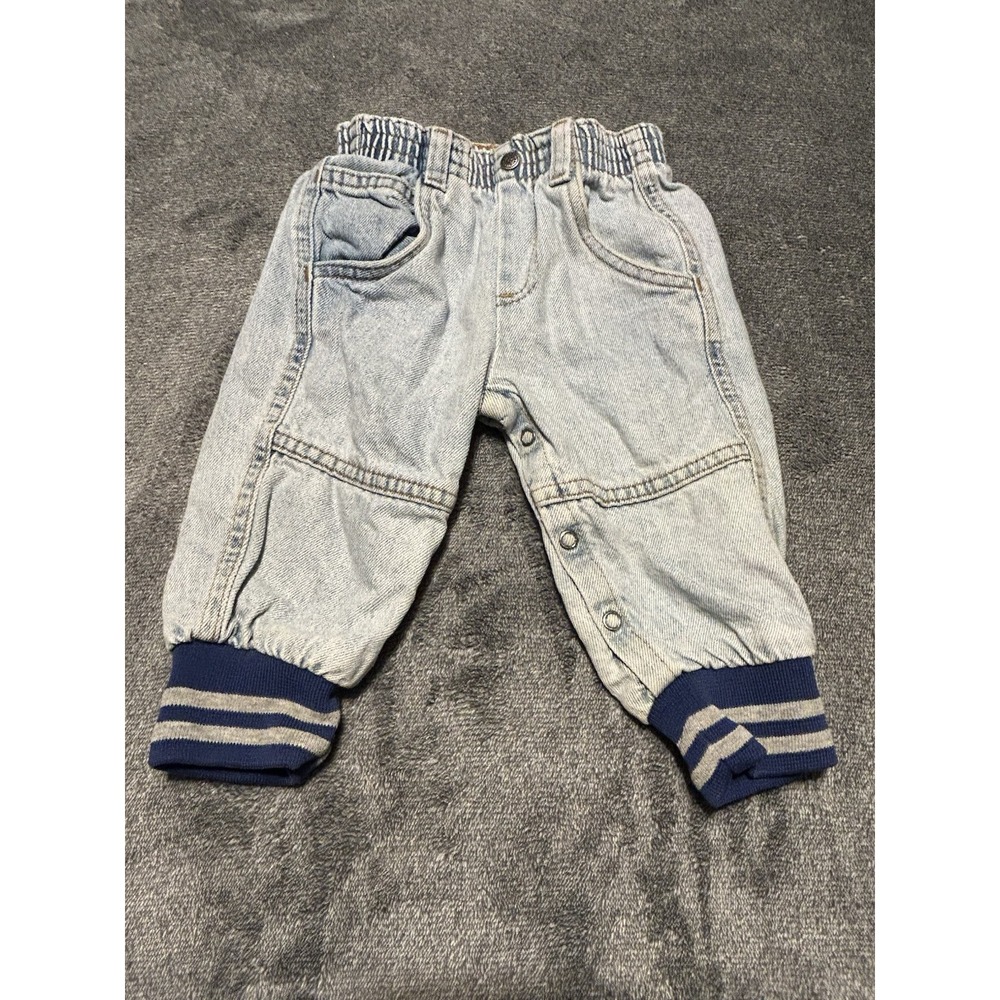 Vintage Little Levi's Made In USA Jeans Pants 18 Months Light Wash
